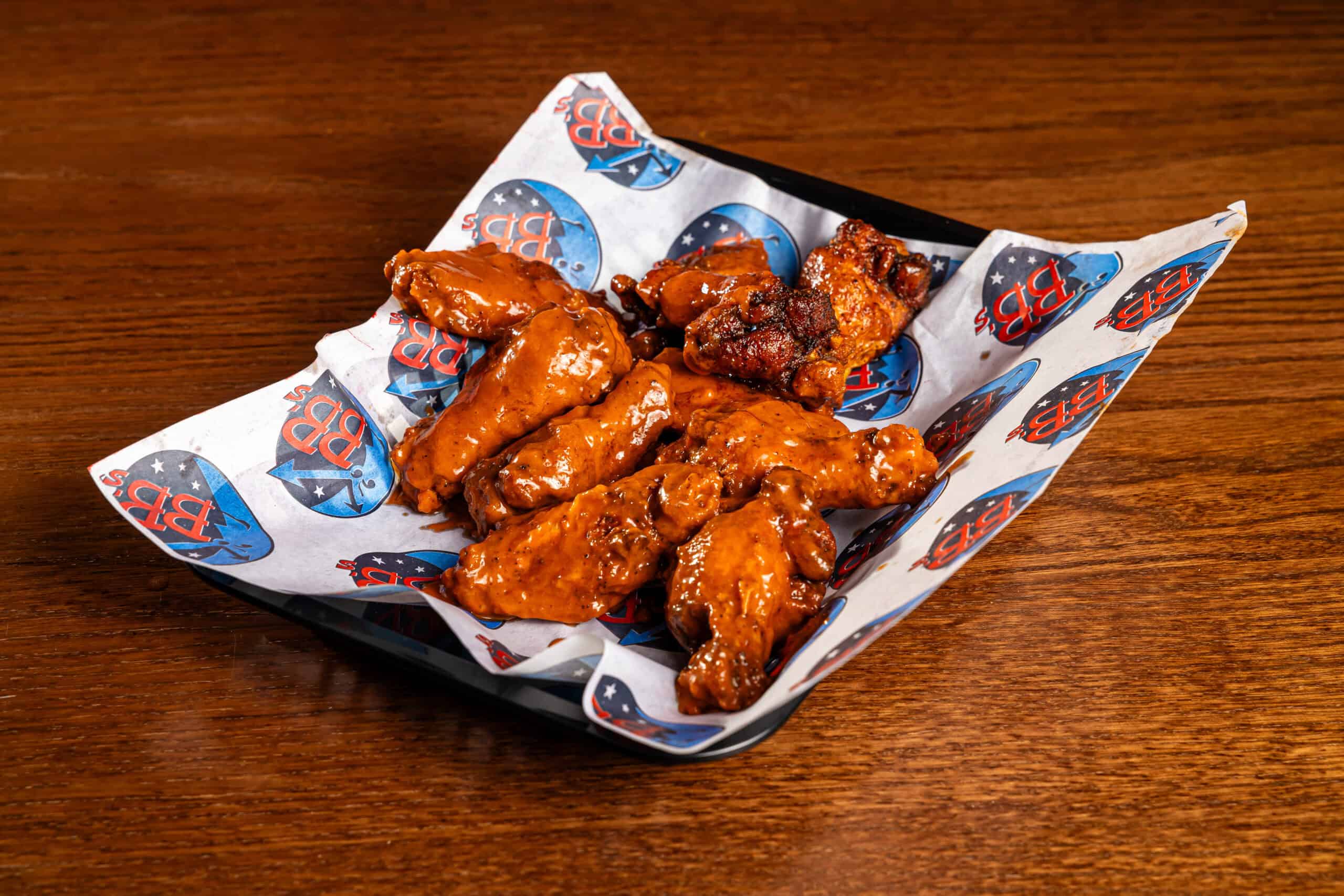 BB's bone-in chicken wings