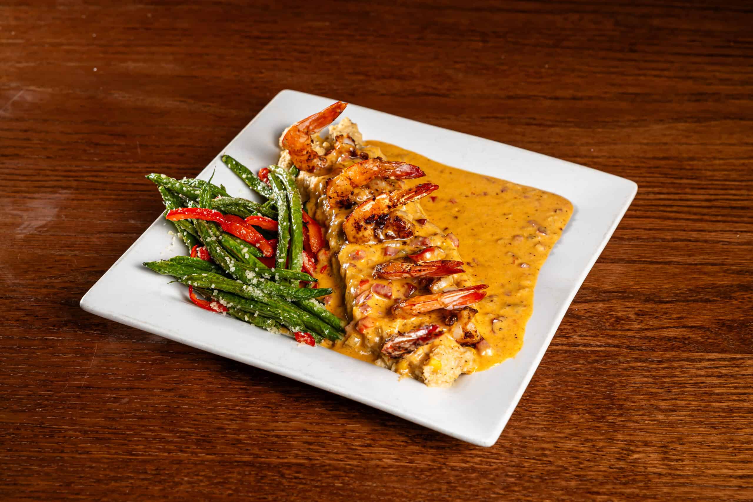 BB's Mama B's Famous Shrimp & Grits Green Beans