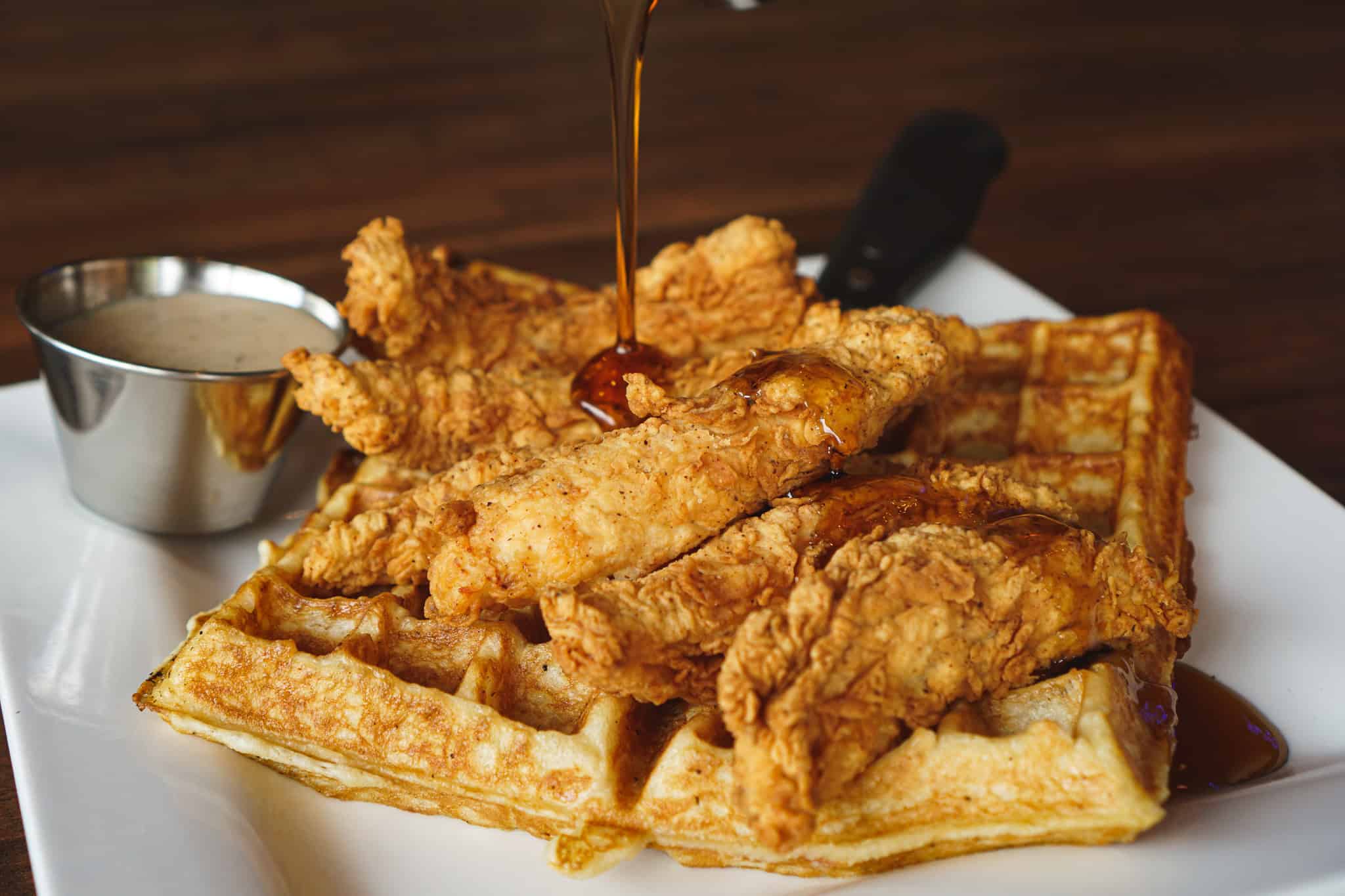 BB's Montrose Breakfast Brunch Chicken and Waffles