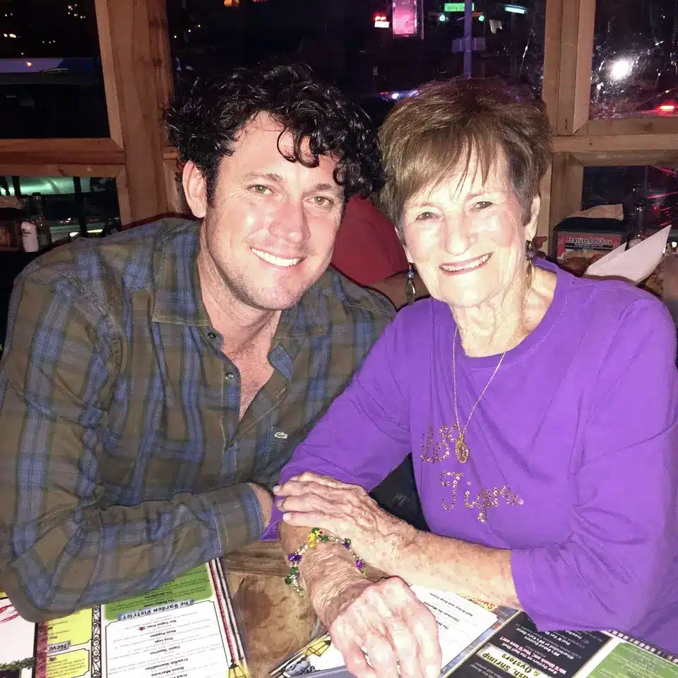 brooks-maw-maw Brooks Bassler (left) and Maw Maw (right) pause for a photo at BB’s Tex-Orleans.
